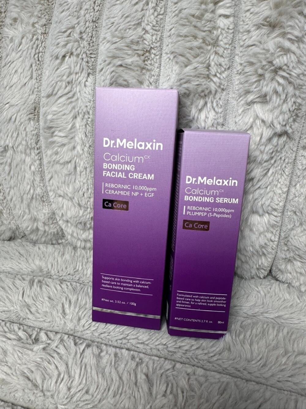 Dr Melaxin Calcium Bonding Serum Facial Cream Duo Ca Core Skincare Set NEW